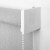 paramondo Außenrollo - Senkrechtmarkise / freihängend | 140 x 240 cm, grau-weiß