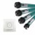 smeasy / JAROLIFT Smart Home Rollladensteuerung - Wandtaster | für MEDION LIFE+, WLAN