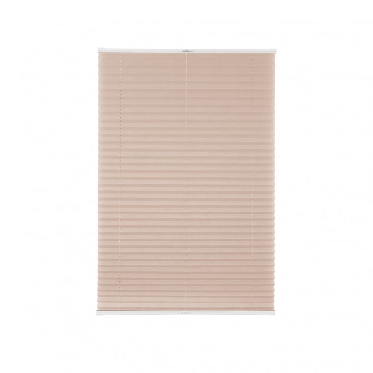 VICTORIA M Elegance Plissee | Polyester-Stoff, lichtdurchlässig, 35 x 100 cm, beige