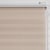 VICTORIA M Elegance Plissee | Polyester-Stoff, lichtdurchlässig, 40 x 120 cm, beige