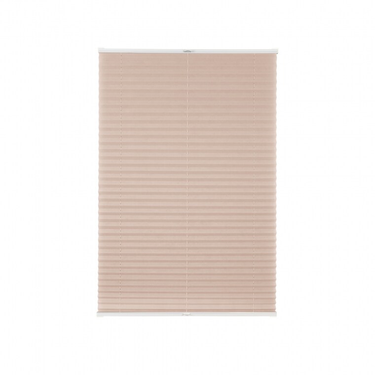 VICTORIA M Elegance Plissee | Polyester-Stoff, lichtdurchlässig, 40 x 120 cm, beige