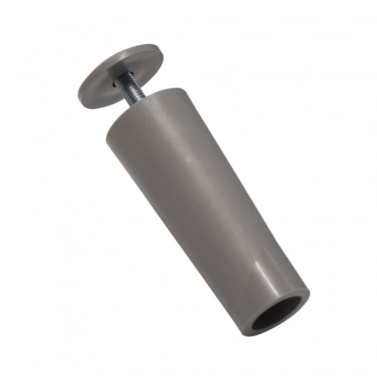 JAROLIFT Anschlagstopper für Rollladenendleiste | 60 mm Länge, grau