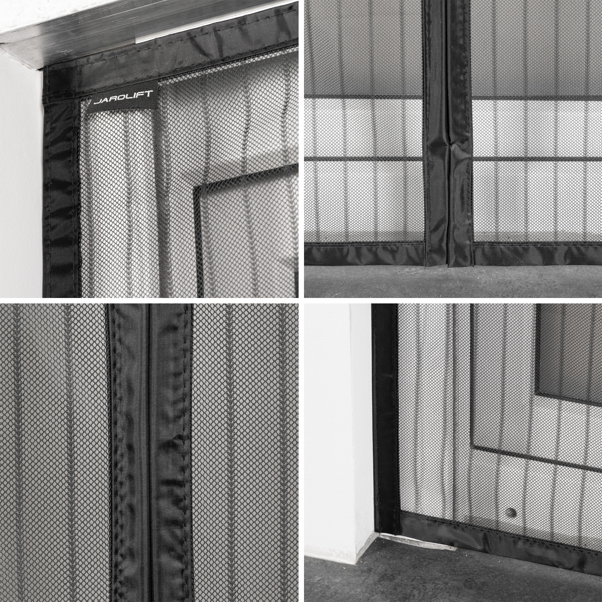Sekey Insektenschutz-Tür Magnet Fliegengitter Tür ohne Bohren  Insektenschutz Magnetvorhang Weiß, Für Balkontür, Terrassentür, Kellertür