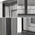JAROLIFT Easy Fliegengitter-Magnetvorhang für Türen | 120 x 220 cm, schwarz