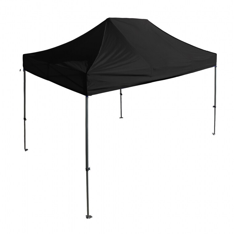 paramondo Faltpavillon Premium Plus | 4,5 x 3 m, schwarz
