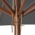 paramondo paramadera Holz-Sonnenschirm knickbar | 3 m, rund, grau