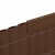 JAROLIFT PVC Abdeckprofil für Sichtschutzmatten | 3 m Länge, braun