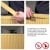 JAROLIFT PVC Abdeckprofil für Sichtschutzmatten | 5 m Länge, bambus