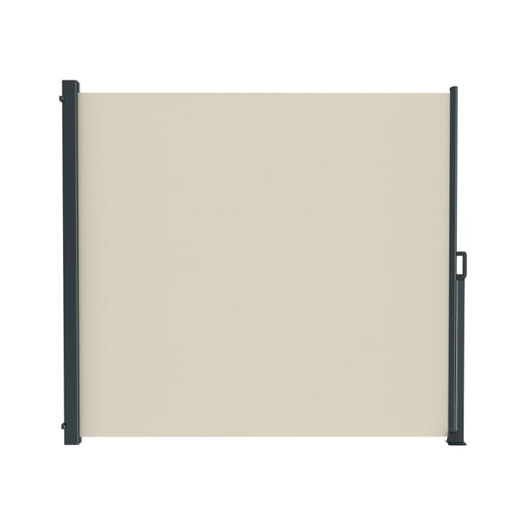 paramondo Seitenzugmarkise 2000 | 1,6 x 3 m | Gestell: anthrazit | Stoff: Uni, beige