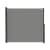 paramondo Seitenzugmarkise 2000 | 1,8 x 3 m | Gestell: anthrazit | Stoff: Uni, grau