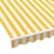 paramondo Gelenkarmmarkise Basic 2000 | 2,5 x 1,5 m / Gestell: weiß / Stoff: Block, gelb-weiß