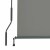 paramondo Außenrollo - Senkrechtmarkise 2000 mit Kassette & Kurbel | 1,6 x 2,5 m, anthrazit/grau
