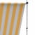paramondo Klemm- & Balkonmarkise JAM 2000 | 1,95 x 1,20 m / Gestell: weiß / Stoff: Block, gelb-weiß