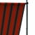 paramondo Klemm- & Balkonmarkise JAM 2000 | 2,45 x 1,20 m / Gestell: anthrazit / Stoff: Multi, rot-schwarz