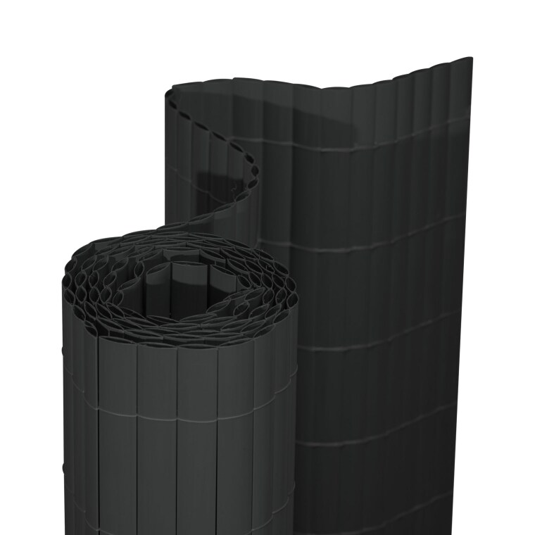 JAROLIFT Premium PVC Sichtschutzmatte | 160 x 500 cm, grau