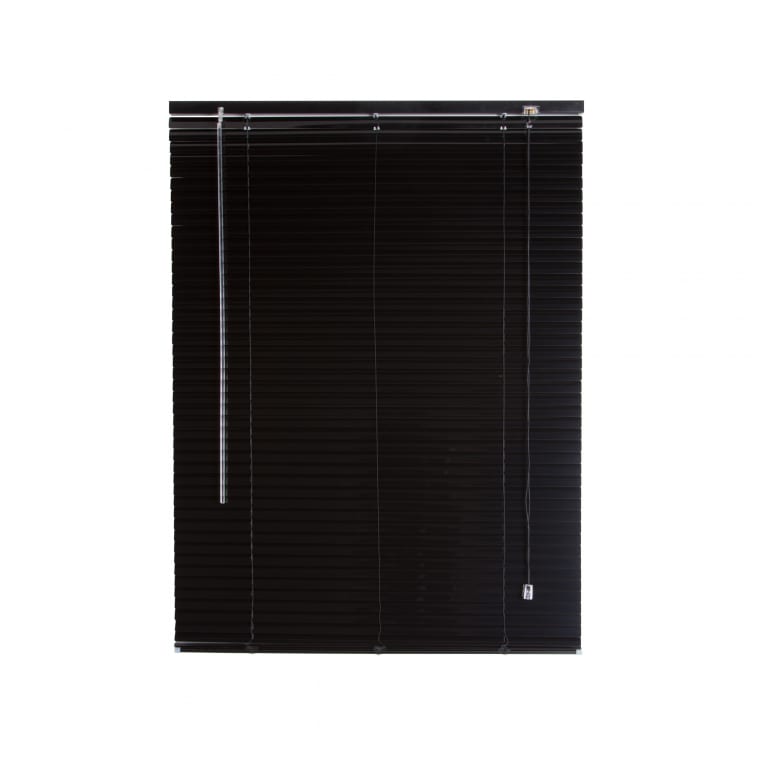 VICTORIA M Aluminium Jalousie | 40 x 130 cm, schwarz glänzend