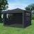 paramondo Steckpavillon SP-3 | 3 x 3 m, anthrazit