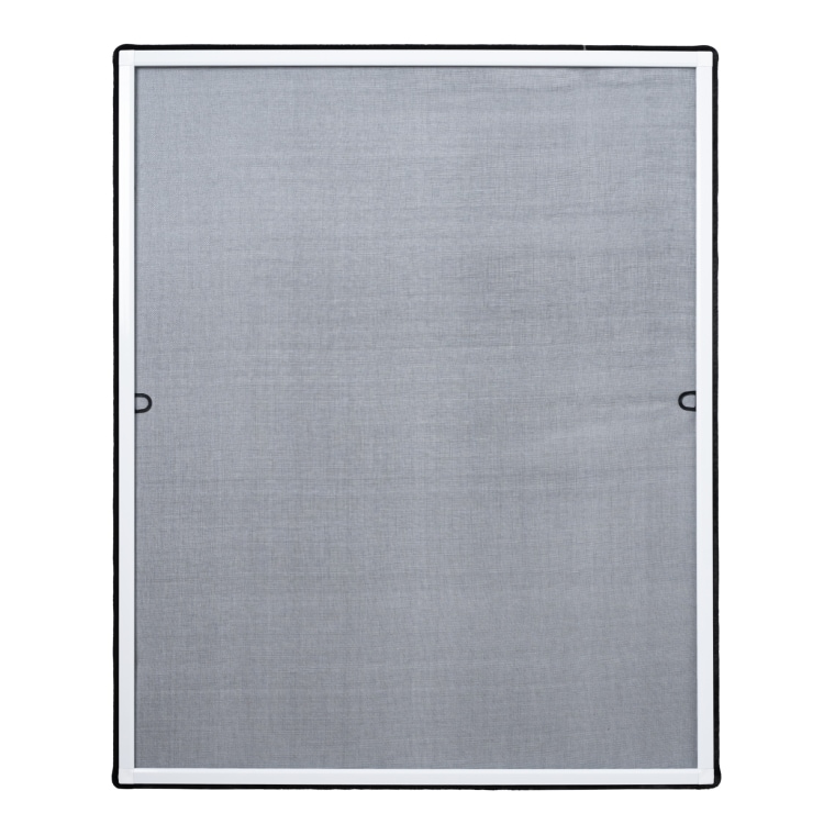 JAROLIFT Insektenschutz-Spannrahmen BrushLine 2000 für Fenster | 90 x 150 cm, weiß