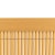 paramondo Abdeckprofil für Sichtschutzmatte LOP | 150 cm Länge, bambus