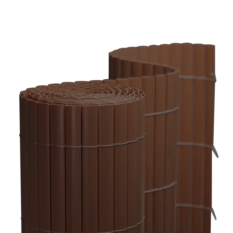 JAROLIFT PVC Sichtschutzmatte | 100 x 300 cm, braun