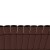 JAROLIFT PVC Sichtschutzmatte | 80 x 900 cm (2-teilig), braun