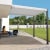 pergomondo Pergola mit Lamellendach | 3 x 3 m, weiß / weiß / anthrazit