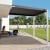 pergomondo Pergola mit Lamellendach | 3 x 3 m, anthrazit / anthrazit / weiß