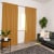 Home Wohnideen ACUSTICO Akustik-Vorhang mit Kombiband | verdunkelnd, 135 x 245 cm, curry
