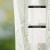 Home Wohnideen Gardine mit Kombiband - Blattmuster & Ausbrenner | halbtransparent, 140 x 245 cm, weiß, 2 Stück