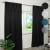 Home Wohnideen BLACKY Brandschutz-Vorhang B1 mit Kombiband | verdunkelnd, 135 x 245 cm, schwarz