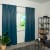 Home Wohnideen BLACKY Brandschutz-Vorhang B1 mit Kombiband | verdunkelnd, 135 x 245 cm, dunkelblau