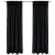 Home Wohnideen BLACKY Brandschutz-Vorhang B1 mit Kombiband | verdunkelnd, 135 x 245 cm, schwarz, 2 Stück
