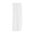 Verdi Collection Gardine mit Schlaufenband & Vertikal-Linien | halbtransparent, 145 x 245 cm, weiß, 2 Stück