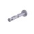 VICTORIA M Gardinenstange Set | 2-läufig, ⌀ 19 mm, 200 cm, silber + Wand, Kugel-Ball, Ring