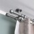 VICTORIA M Gardinenstange Set | 2-läufig, ⌀ 19 mm, 140 cm, silber + Decke, Kugel-Ball, Ring