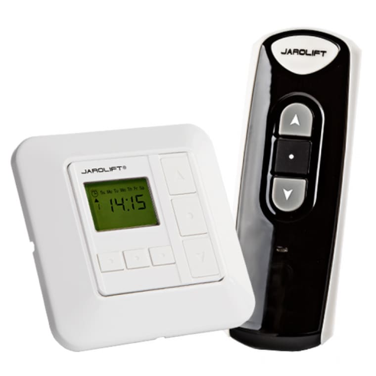 JAROLIFT Zeitschaltuhr Sevenlogic Comfort Funk TDRRT-01W inkl. Handsender TDRC | 1x TDRRT-01W + 1x TDRC 01