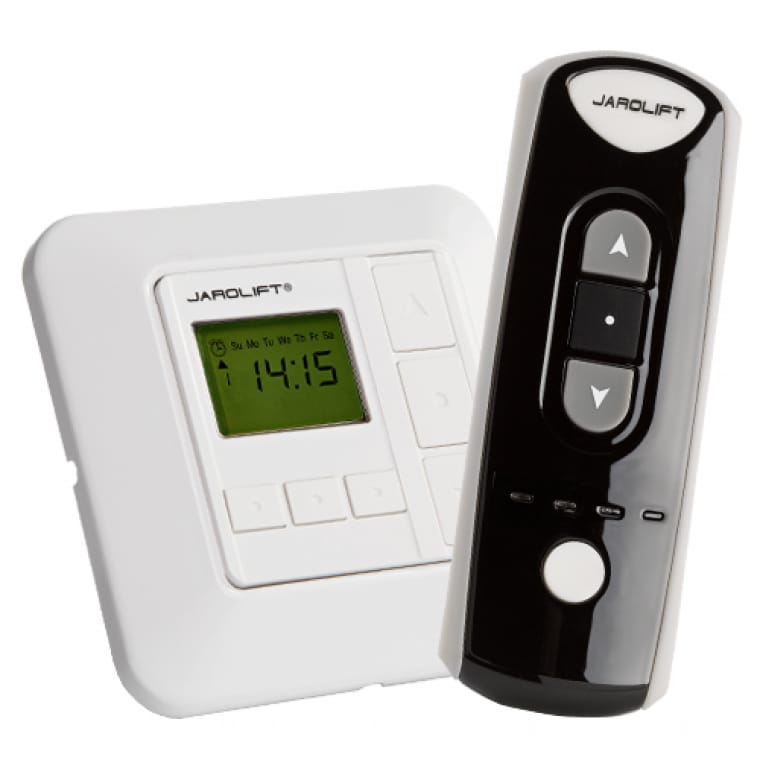 JAROLIFT Zeitschaltuhr Sevenlogic Comfort Funk TDRRT-01W inkl. Handsender TDRC | 1x TDRRT-01W + 1x TDRC 04