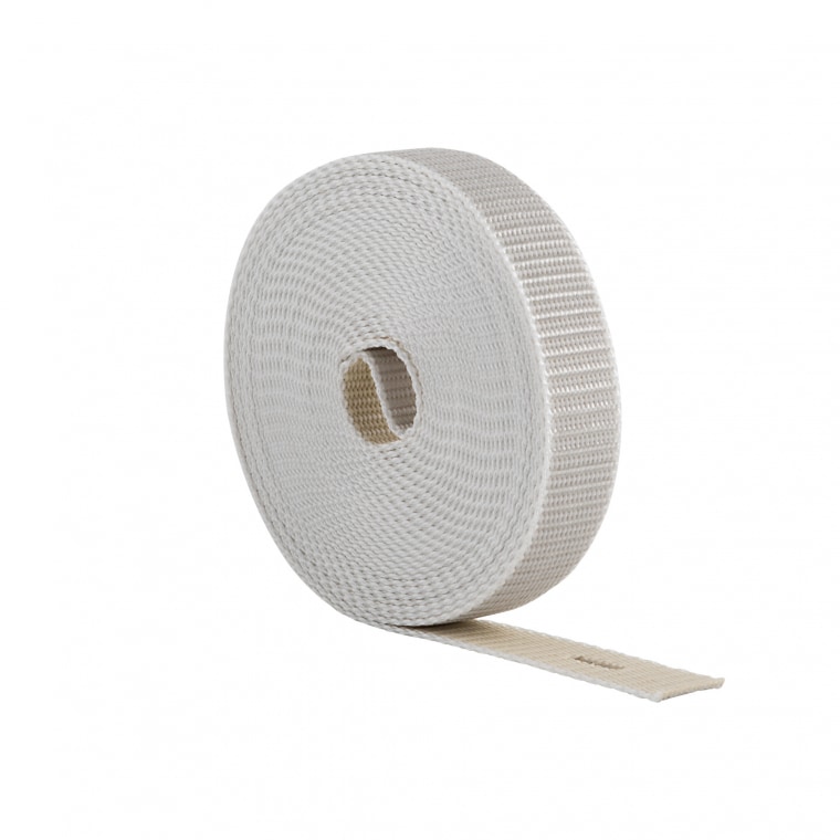 JAROLIFT Rollladenwendegurt - Gurtband / 23 mm Gurtbreite | 4,5 m Länge / beige-grau