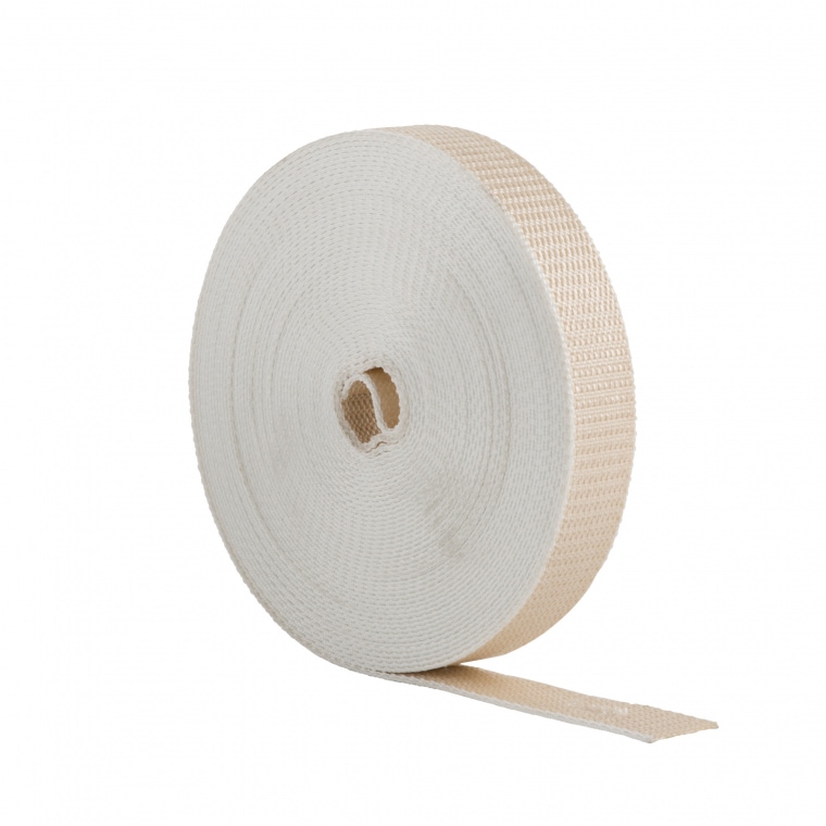 JAROLIFT Rollladen-Getriebegurt - Gurtband / 23 mm Gurtbreite | 12,0 m Länge / beige