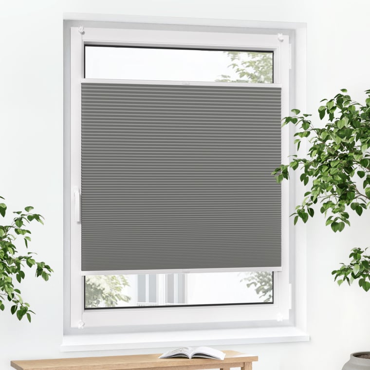 Jalousiescout Pure Wabenplissee | verdunkelnd, 100 x 190 cm, grau
