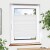 Jalousiescout Pure Plissee | Premium, Polyester-Stoff, 35 x 110 cm, weiß