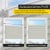 Jalousiescout Pure Plissee | Premium, Polyester-Stoff, 45 x 200 cm, creme