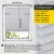 Jalousiescout Pure Plissee | Basic, Polyester-Stoff, 85 x 200 cm, grau