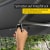 paramondo Markise Summer für Pergola mit Lamellendach | 4 x 2,1 m, Kurbel, links, grau/weiß