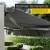 paramondo Markise Summer für Pergola mit Lamellendach | 4 x 2,1 m, Kurbel, links, grau/weiß