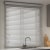 VICTORIA M KAYA Jalousie in Holzoptik 35 mm | 100 x 250 cm, multi weiß strukturiert