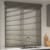 VICTORIA M KAYA Jalousie in Holzoptik 35 mm | 140 x 175 cm, holzdunkel strukturiert