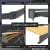 paramondo Kassettenmarkise Quadris LED | 3,45 x 3 m, anthrazit, Stoff: weinrot, Uni