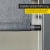paramondo Außenrollo für Pergola mit Lamellendach | 3 m, Kurbel, links, Acryl, dunkelgrau/schwarz
