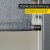 paramondo Außenrollo für Pergola mit Lamellendach | 3 m, Kurbel, links, Screen, weiß/weiß